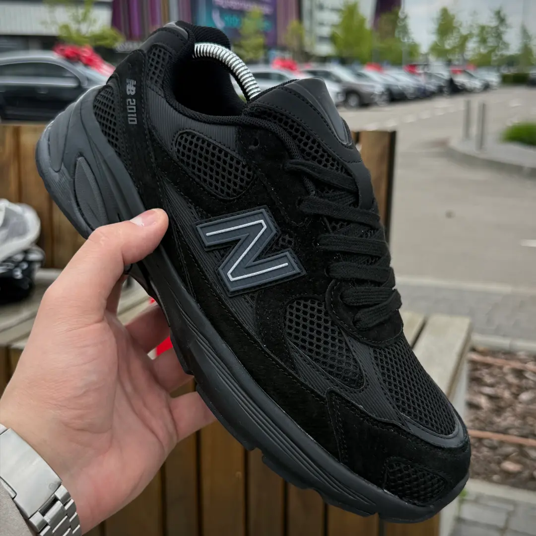Кросівки літні New Balance сітка (black)