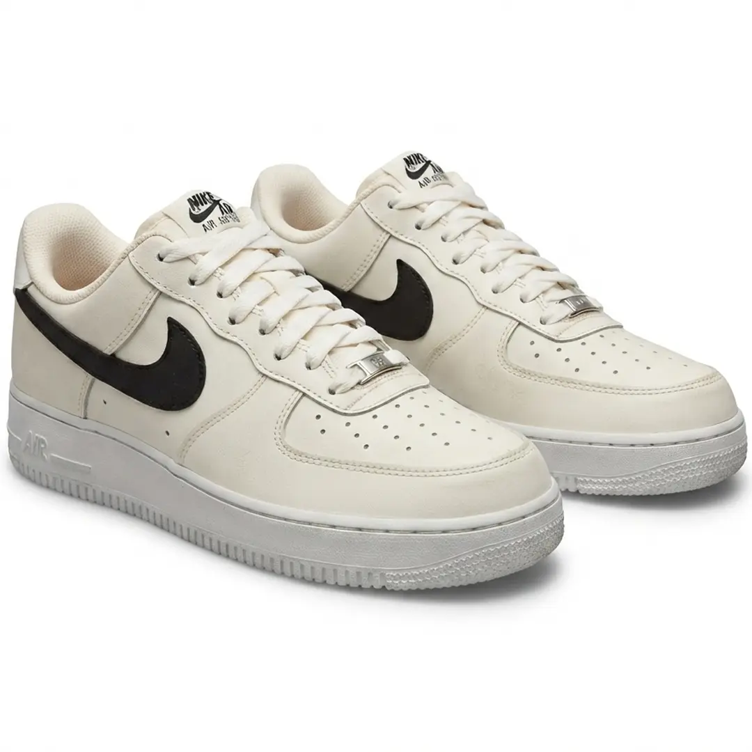 Nike Кросівки Nike Air Force 1 White Black Орхідея Nike Кросівки Nike Air Force 1 White Black Орхідея