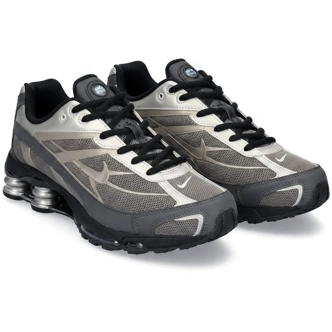 Nike Кросівки Nike SHOX Ride 2 SP X SUPREME (чорно-сірі) Орхідея