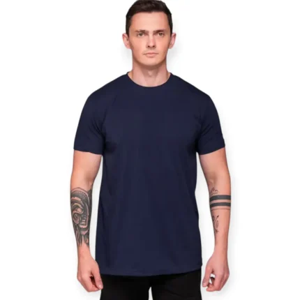 Футболки БАТАЛ Футболка однотона БАТАЛ (темно-синя) Орхідея