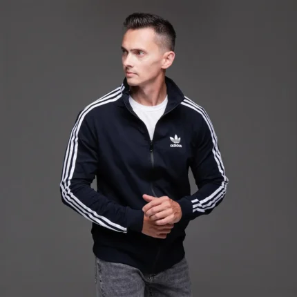Спортивні кофти Кофта олімпійка Adidas (синя) Орхідея