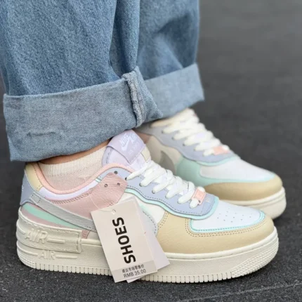 Nike Кросівки Nike Air Force 1 Shadow White Blue Орхідея