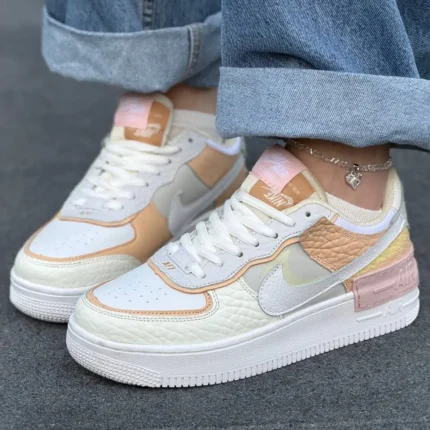 Nike Кросівки Nike Air Force 1 Shadow (кремово-білі) Орхідея