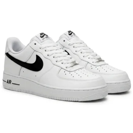 Nike Кросівки Nike Air Force (білі з чорним свушем) Орхідея