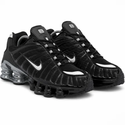 Nike Кросівки літні Nike SHOX TL сітка (чорні) Орхідея