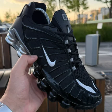 Nike Кросівки літні Nike SHOX TL сітка (чорні) Орхідея