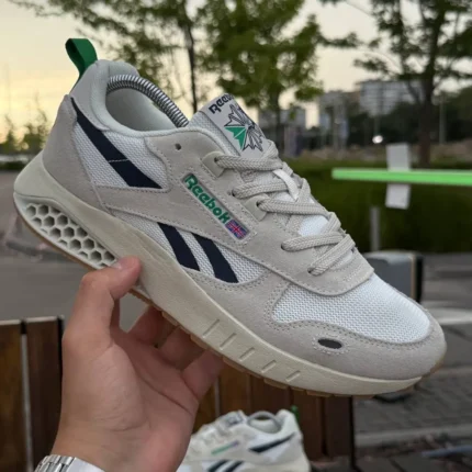 Reebok Кросівки замшеві Reebok Classic сітка (сірі) Орхідея