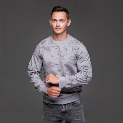 Чоловічі футболки та лонгсліви Світшот чоловічий Denim (сірий) Орхідея