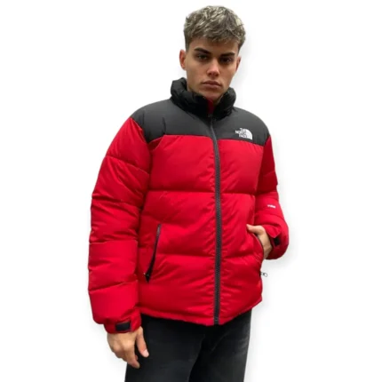 Зимові куртки Чоловічий пуховик The North Face 700 (червоний) Орхідея