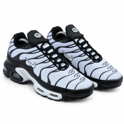 Nike Кросівки Nike Air TN Plus, білі з чорним (сіточка) Орхідея