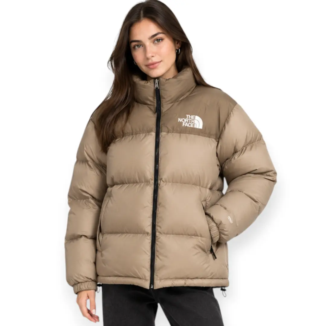 Жіночі зимові куртки Жіночий бежевий пуховик The North Face 700 Орхідея Жіночі зимові куртки Жіночий бежевий пуховик The North Face 700 Орхідея