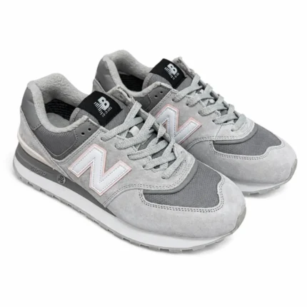 New Balance Термо кросівки New Balance 574 legacy (gray & pink) Орхідея