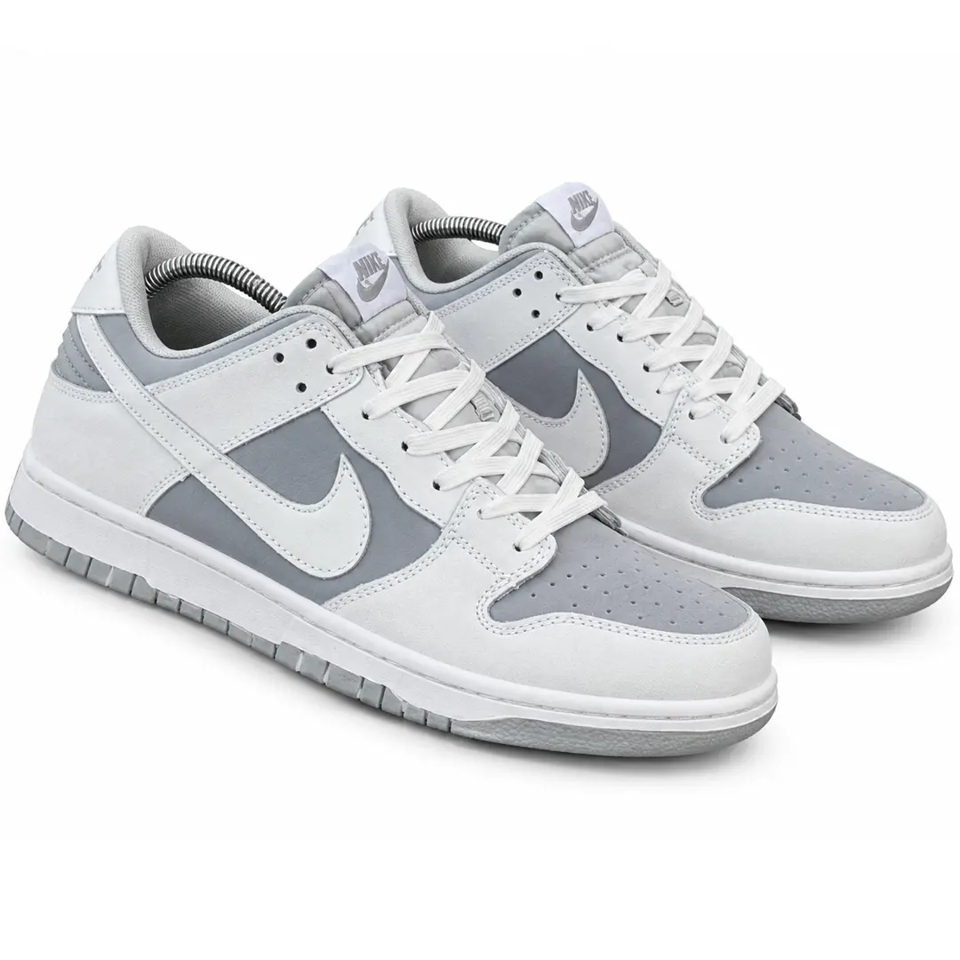 Nike Кросівки Nike SB Dunk Low, сірі / білі Орхідея Nike Кросівки Nike SB Dunk Low, сірі / білі Орхідея